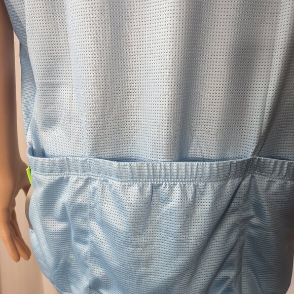 womens Oudike blue and pink 100% polyester cycling jersey. size xxxl - Picture 4 of 11